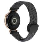 For Ticwatch Pro 3 22mm Magnetic Buckle Braided Watch Band(Gray White) - 2