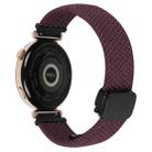 For Ticwatch Pro 3 22mm Magnetic Buckle Braided Watch Band(Dark Brown) - 2