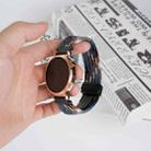 For Ticwatch Pro 2020 22mm Magnetic Buckle Braided Watch Band(Denim Blue) - 3