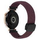 For Ticwatch Pro 2020 22mm Magnetic Buckle Braided Watch Band(Dark Brown) - 2