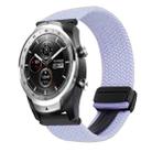 For Ticwatch Pro 2020 22mm Magnetic Buckle Braided Watch Band(Purple) - 1