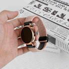 For Ticwatch GTX 22mm Magnetic Buckle Braided Watch Band(Pink Color) - 3