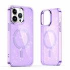 For iPhone 12 Pro Glitter MagSafe Shockproof Phone Case(Purple) - 1