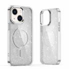 For iPhone 13 Glitter MagSafe Shockproof Phone Case(Grey) - 1