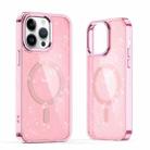 For iPhone 14 Pro Glitter MagSafe Shockproof Phone Case(Pink) - 1