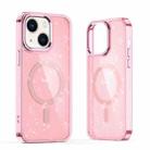 For iPhone 14 Plus Glitter MagSafe Shockproof Phone Case(Pink) - 1