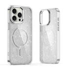 For iPhone 15 Pro Max Glitter MagSafe Shockproof Phone Case(Grey) - 1