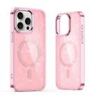 For iPhone 16 Pro Glitter MagSafe Shockproof Phone Case(Pink) - 1