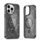 For iPhone 16 Pro Max Glitter MagSafe Shockproof Phone Case(Black) - 1