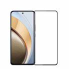 For vivo V40 Lite PINWUYO 9H 3D Curved Explosion-proof Tempered Glass Film(Black) - 1