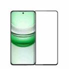 ForRealme 14x PINWUYO 9H 3D Curved Explosion-proof Tempered Glass Film(Black) - 1