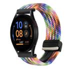 For Samsung Galaxy Watch FE 40mm 20mm Magnetic Buckle Braided Watch Strap(Colorful) - 1