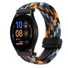 For Samsung Galaxy Watch FE 40mm 20mm Magnetic Buckle Braided Watch Strap(Camouflage Color) - 1