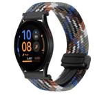 For Samsung Galaxy Watch FE 40mm 20mm Magnetic Buckle Braided Watch Strap(Denim Color) - 1