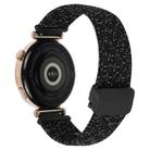 For Samsung Galaxy Watch 6 Classic 20mm Magnetic Buckle Braided Watch Strap(Stars Black) - 2