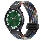 For Samsung Galaxy Watch 6 Classic 20mm Magnetic Buckle Braided Watch Strap(Denim Color) - 1