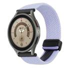 For Samsung Galaxy Watch 5 Pro 20mm Magnetic Buckle Braided Watch Strap(Purple) - 1