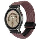 For Samsung Galaxy Watch 5 Pro 20mm Magnetic Buckle Braided Watch Strap(Smoky Purple) - 1