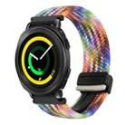 For Samsung Gear Sport 20mm Magnetic Buckle Braided Watch Strap(Colorful) - 1