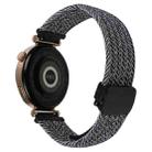 For Samsung Gear Sport 20mm Magnetic Buckle Braided Watch Strap(Metallic  Gray) - 2