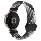 For Samsung Gear Sport 20mm Magnetic Buckle Braided Watch Strap(Dark Chocolate) - 2