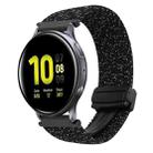 For Samsung Galaxy Watch Active 2 20mm Magnetic Buckle Braided Watch Strap(Stars Black) - 1