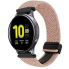 For Samsung Galaxy Watch Active 2 20mm Magnetic Buckle Braided Watch Strap(Starlight Pink) - 1