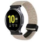 For Samsung Galaxy Watch Active 2 20mm Magnetic Buckle Braided Watch Strap(Starlight Colour) - 1