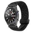 For Samsung Galaxy Watch 3 41mm 20mm Magnetic Buckle Braided Watch Strap(Stars Black) - 1