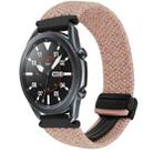 For Samsung Galaxy Watch 3 41mm 20mm Magnetic Buckle Braided Watch Strap(Starlight Pink) - 1