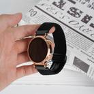 For Samsung Galaxy Watch 3 41mm 20mm Magnetic Buckle Braided Watch Strap(Black) - 3