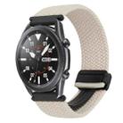 For Samsung Galaxy Watch 3 41mm 20mm Magnetic Buckle Braided Watch Strap(Starlight) - 1