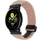 For Samsung Galaxy Watch Active 20mm Magnetic Buckle Braided Watch Strap(Starlight Pink) - 1