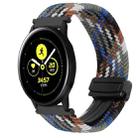 For Samsung Galaxy Watch Active 20mm Magnetic Buckle Braided Watch Strap(Denim Color) - 1