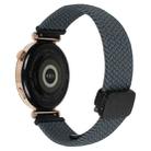 For Samsung Galaxy Watch Active 20mm Magnetic Buckle Braided Watch Strap(Space Gray) - 2