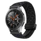 For Samsung Galaxy Watch 42mm 20mm Magnetic Buckle Braided Watch Strap(Stars Black) - 1