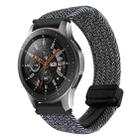 For Samsung Galaxy Watch 42mm 20mm Magnetic Buckle Braided Watch Strap(Metallic  Gray) - 1