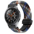 For Samsung Galaxy Watch 42mm 20mm Magnetic Buckle Braided Watch Strap(Denim Color) - 1