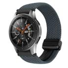 For Samsung Galaxy Watch 42mm 20mm Magnetic Buckle Braided Watch Strap(Space Gray) - 1