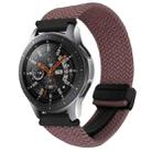 For Samsung Galaxy Watch 42mm 20mm Magnetic Buckle Braided Watch Strap(Smoky Purple) - 1