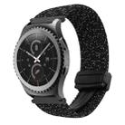 For Samsung Gear S2 Classic 20mm Magnetic Buckle Braided Watch Strap(Stars Black) - 1