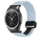 For Samsung Gear S2 Classic 20mm Magnetic Buckle Braided Watch Strap(Blue) - 1