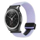 For Samsung Gear S2 Classic 20mm Magnetic Buckle Braided Watch Strap(Purple) - 1