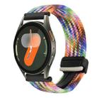 For Samsung Galaxy Watch 7 20mm Magnetic Buckle Braided Watch Strap(Colorful) - 1