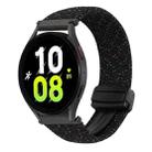 For Samsung Galaxy Watch 5 20mm Magnetic Buckle Braided Watch Strap(Starlight Black) - 1