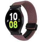 For Samsung Galaxy Watch 5 20mm Magnetic Buckle Braided Watch Strap(Smoky Purple) - 1
