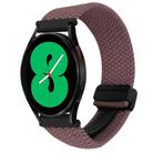 For Samsung Galaxy Watch 4 20mm Magnetic Buckle Braided Watch Strap(Smoky Purple) - 1