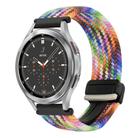 For Samsung Galaxy Watch 4 Classic 20mm Magnetic Buckle Braided Watch Strap(Colorful) - 1