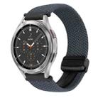 For Samsung Galaxy Watch 4 Classic 20mm Magnetic Buckle Braided Watch Strap(Space Gray) - 1