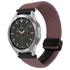 For Samsung Galaxy Watch 4 Classic 20mm Magnetic Buckle Braided Watch Strap(Smoky Purple) - 1